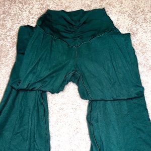 Aerie Emerald Green Flared Leggings